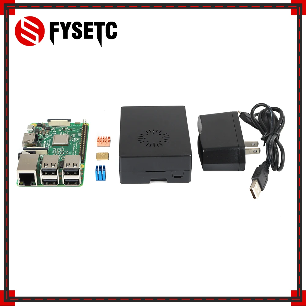 Raspberry Pi 3 Model B Board + Heatsink ABS чехол/Alicylic чехол 5V 2.5A US источник питания 5MP