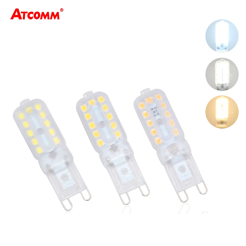 

14 22 LEDs G9 LED Bulb 3W 5W 110V 220V High Lumen SMD 2835 G9 Ampoule LED Chandelier Diode Spotlight Bulb Lampara