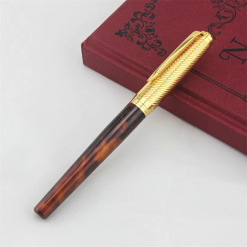 

DIKA WEN High Quality 8 colour luxury office school Stationery material supplies Rollerball Pen Full metal Golded Clip