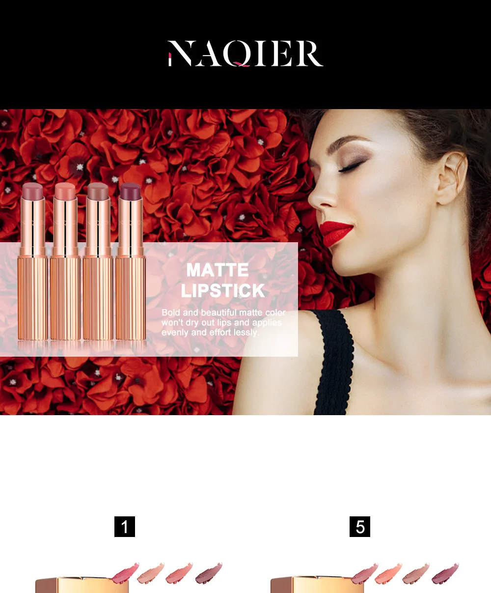 NAQIER, 8 цветов, матовая губная помада, макияж, водостойкая, стойкая, жидкая, бархатная, Обнаженная помада, косметика