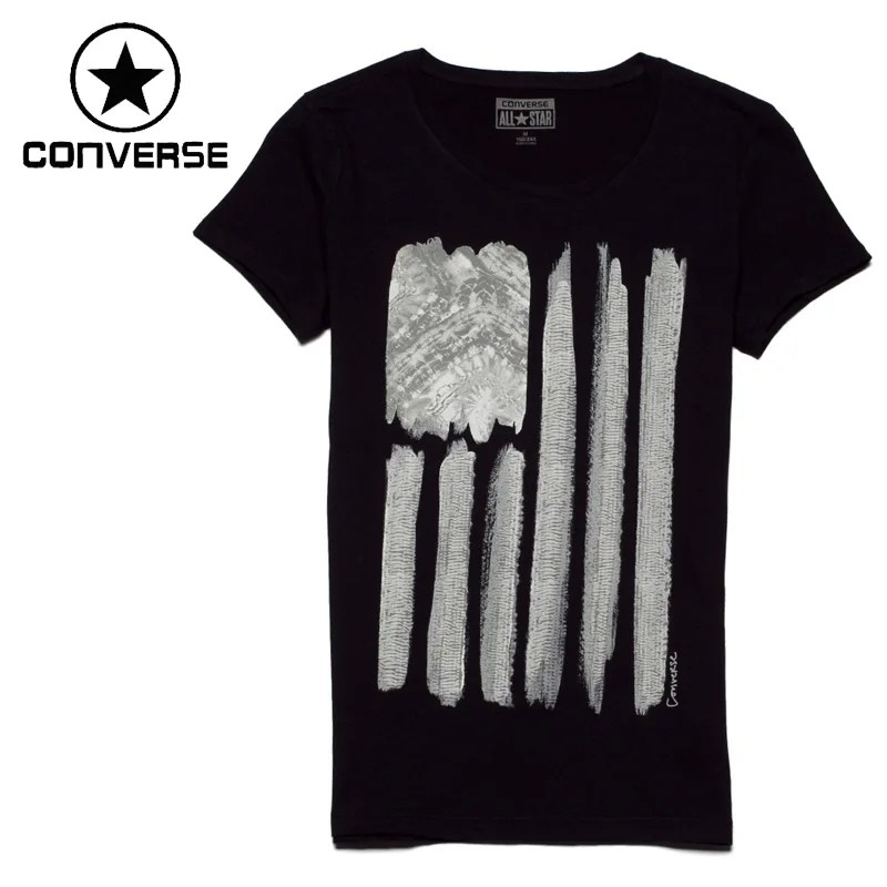 Оригинальные женские футболки Converse спортивная одежда с короткими