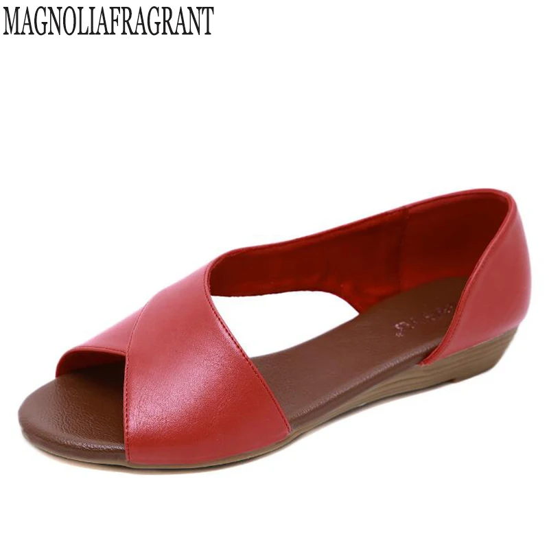 Женские сандалии на плоской подошве повседневные босоножки в европейском и