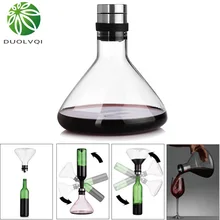 Duolvqi винный графин Кристалл разливщик красного вина яркое шампанское графин Pyrex стекло Pourer дыхание быстро графин
