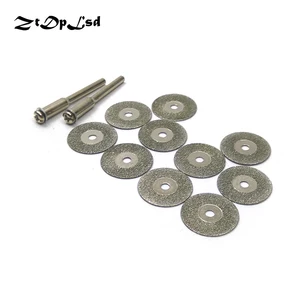 ZtDpLsd 10 шт. 18 мм Dremel аксессуары Алмазный шлифовальный круг мини циркулярная пила режущий диск комплект принадлежностей для вращающихся инструментов Dremel Алмазный диск