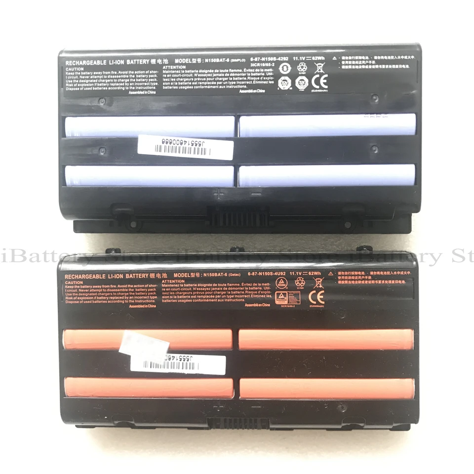 Аккумулятор N150BAT-6 для Clevo N150SD N155SD NP7155 NP7170 ThundeRobot G150T G170T Hasee Z6 Z7 Z7M G6 6-87-N150S-4292 |