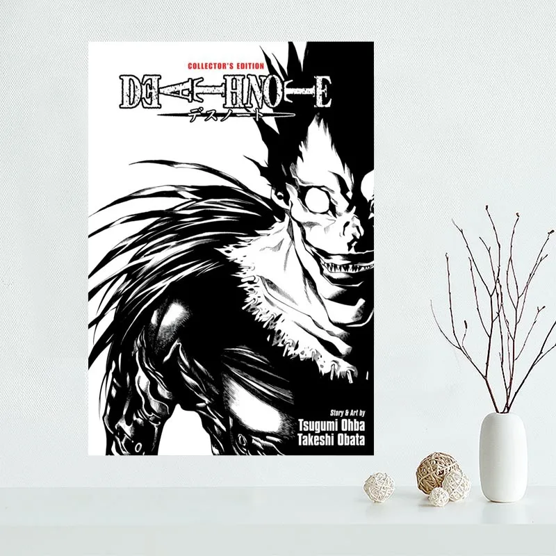 Плакат с надписью Nice DEATH NOTE | Дом и сад