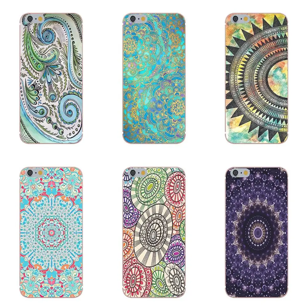 Oedmeb золы Мандала для iPhone 4S 5S 5C SE 6 S 7 8 Plus X Galaxy Note 5 S9 + большое ядро рrime alрha чехол