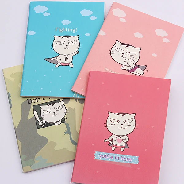 Милые записные книжки Super Cat 92*126 мм 1 шт. 32 страницы Дневник для школьников