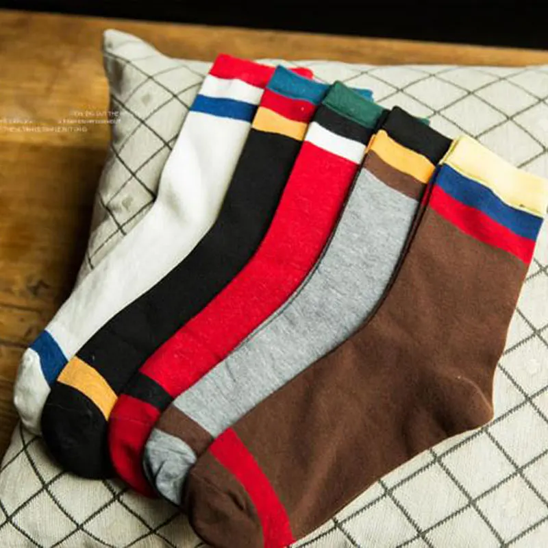 Rockbottom мужские носки стильные полосатые с градиентом цвета брендовые Элитные