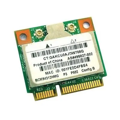 Карта беспроводного адаптера для Broadcom BCM94312HMG bcm4312 Wi Fi половинная мини плата Pci e
