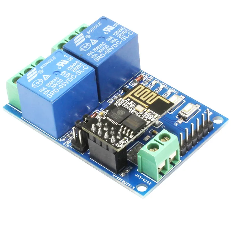 12 В ESP8266 ESP-01 2 wifi реле канала модуль для IOT умного дома телефона APP контроллер на