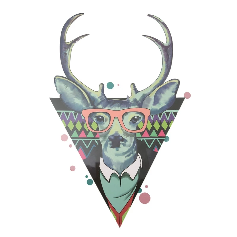 Глажка наклейки Патчи для одежды цвет Mr олень украшение Железный на футболке