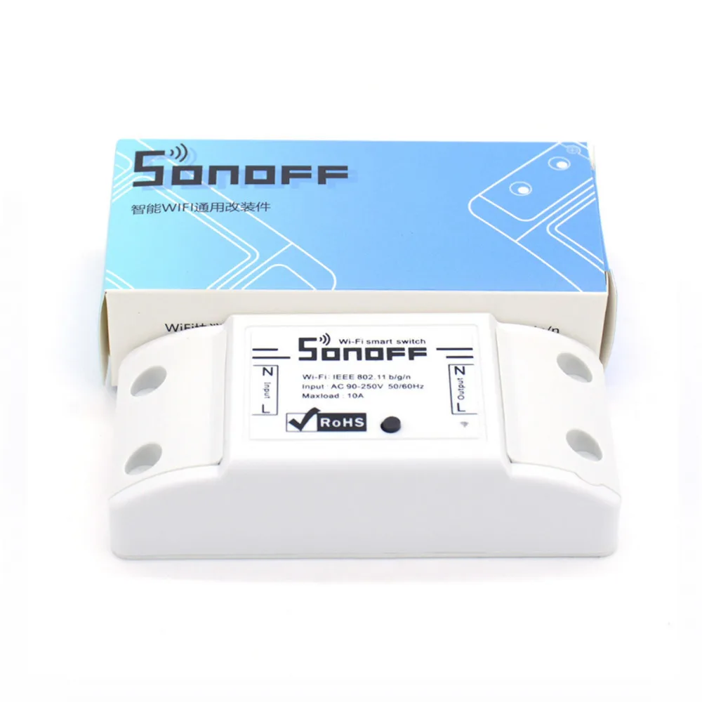Беспроводной умный выключатель Sonoff Basic 10 А Wi Fi Выключатель Света универсальный