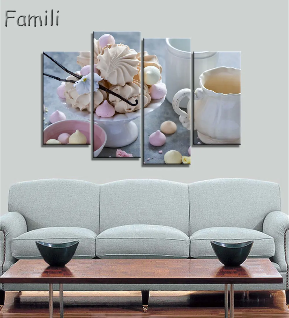 Набор для рисования на холсте Джем и еда 4 картины|art pictures|picture for kitchenkitchen pictures |