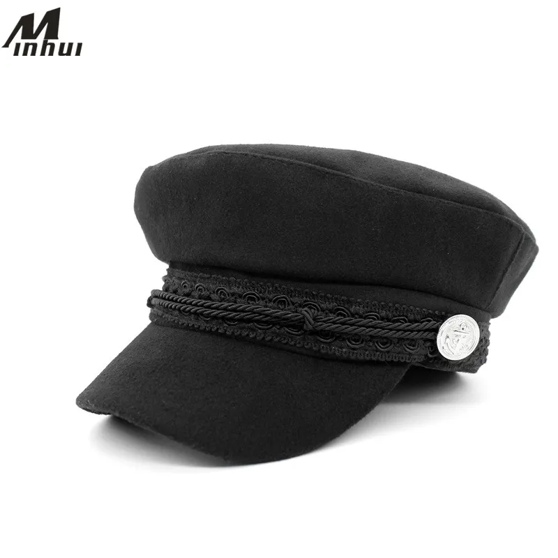 Minhui старинные шляпы для женщин Новинка 2015 моды военная шляпа Gorras Планас Snapback