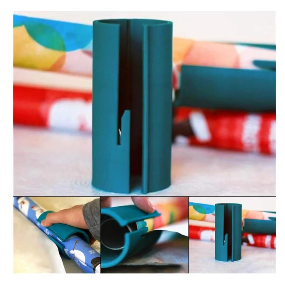 Sliding Wrapping Paper Cutter Roll Cuts the Prefect Line Every Single Time | Дом и сад