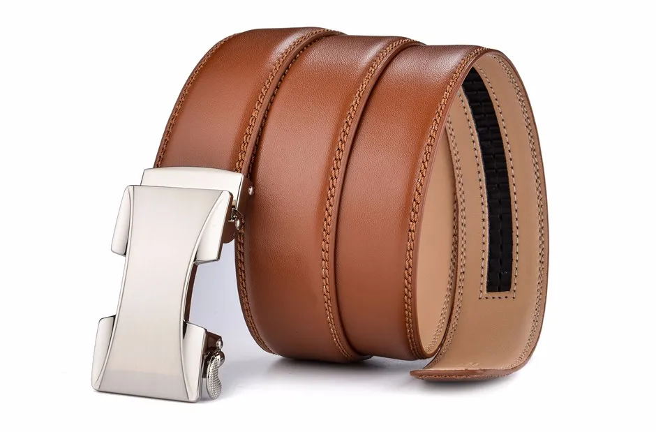 Plyesxale, дизайнерские ремни, мужские, высокое качество, ceinture homme, кожаный ремень, мужские,, автоматическая пряжка, ремень, коричневый, cinto masculino B53