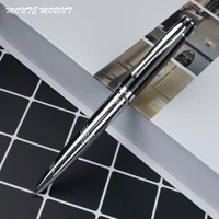high quality luxury smooth platinum stainless steel office medium nib ballpoint pen new caneta pens