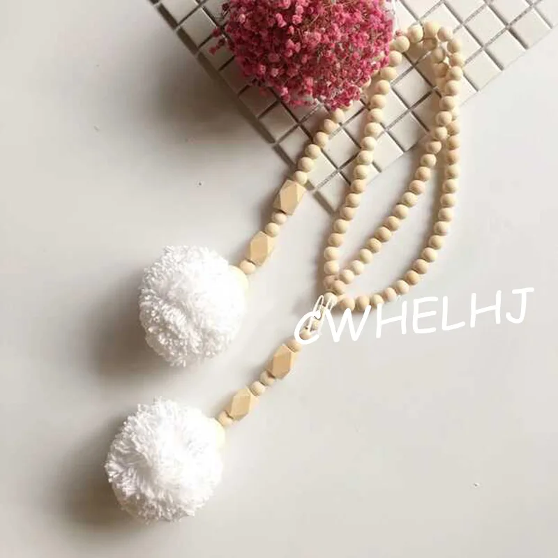 2016 скандинавский милый подарок для детской комнаты деревянный шарик волос