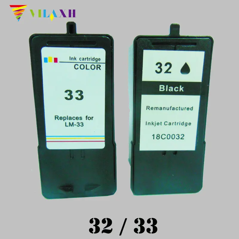 Vilaxh для Lexmark 32 33 чернильный картридж P315 P4330 P4350 P450 X5410 X5450 X5470 X7300 X7350 X8310 X8350 Z810 |