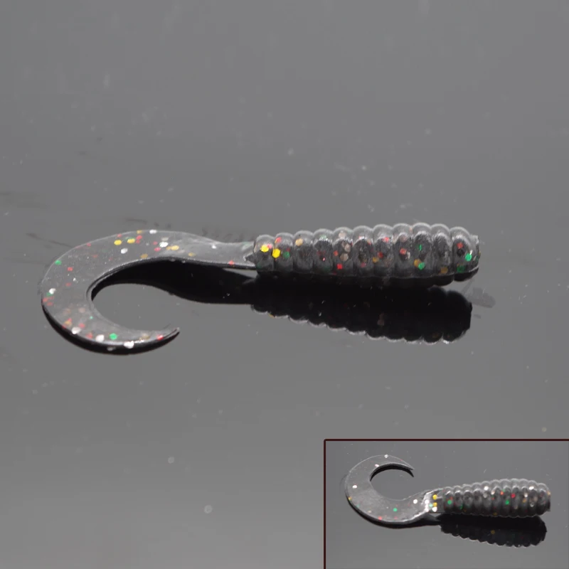 

FREE SHIPPING 20pcs 7.5cm Smell hand pole bait fishing lure soft bread bug bionic grubs trout lure soft bait hot fishing