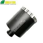 SHDIATOOL 1 шт. Лазерная сварная Алмазная долота для сухого или влажного бурения M14 кольцевая пила для бурения гранитного мрамора диаметром 75 мм