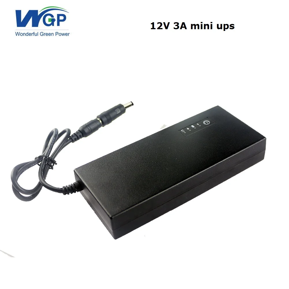 Умный источник бесперебойного питания 12v UPS 18650 портативный аккумулятор мини dc ups