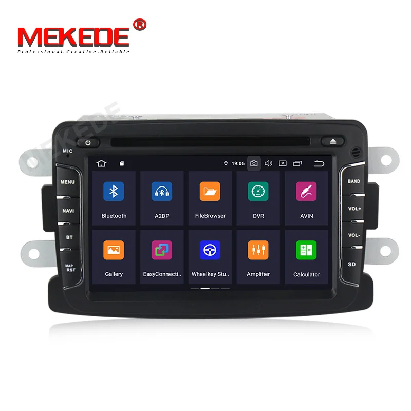 Mekede 7 "android 9 0 Центральный multimidia android gps навигация DVD для Dacia/Duster/Logan/Sandero /Lada Xray 2 DSP