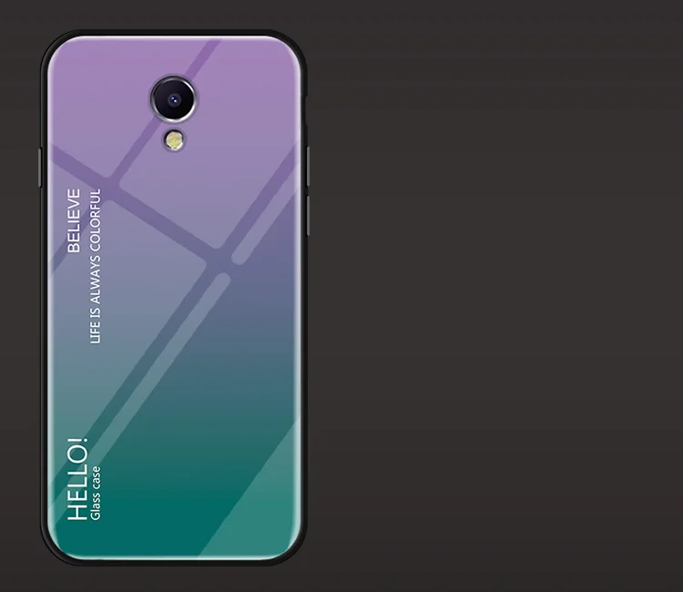 Чехол MUCHI для Meizu M5, чехол из закаленного стекла, роскошная градиентная мягкая рамка, жесткий чехол для телефона s для Meizu M5S M5 Note