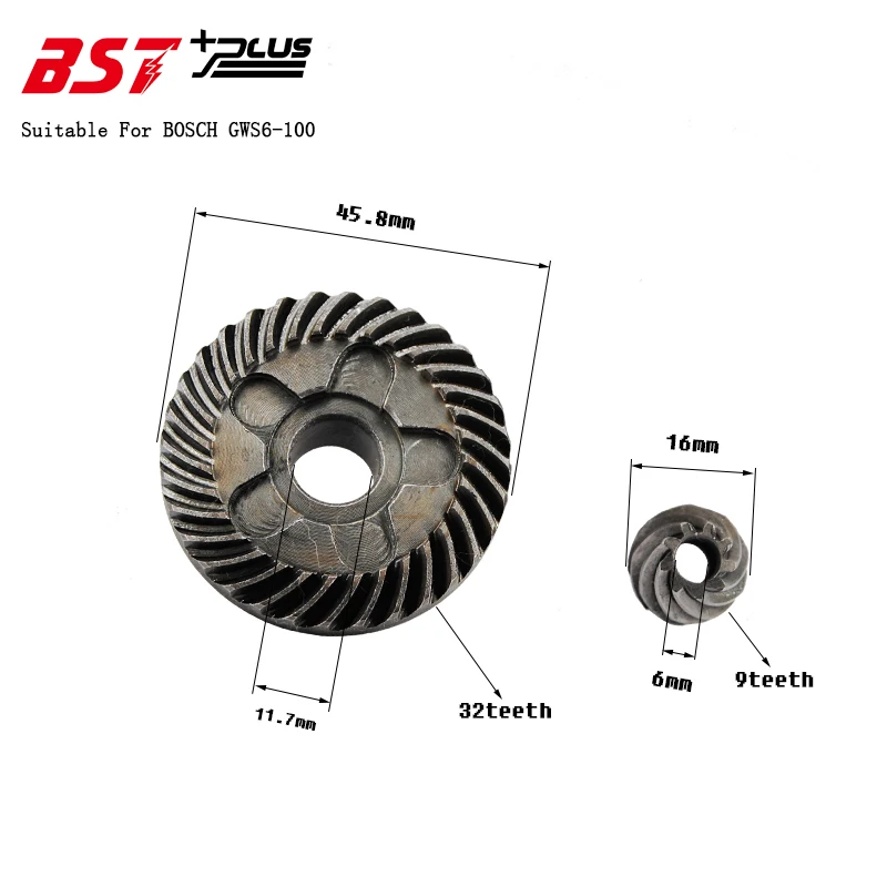 

Bevel Teeth GEAR FOR BOSCH GWS6-100 Angle Grinder