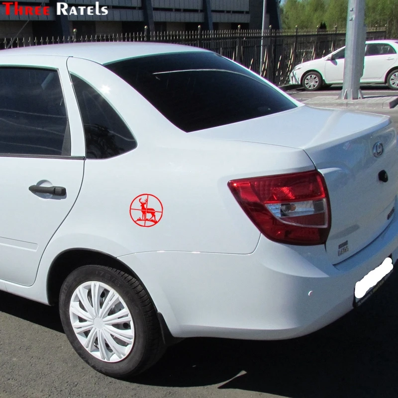 Three Ratels TZ-1468#15*15см охота на лося наклейки авто машину автонаклейка стикер |