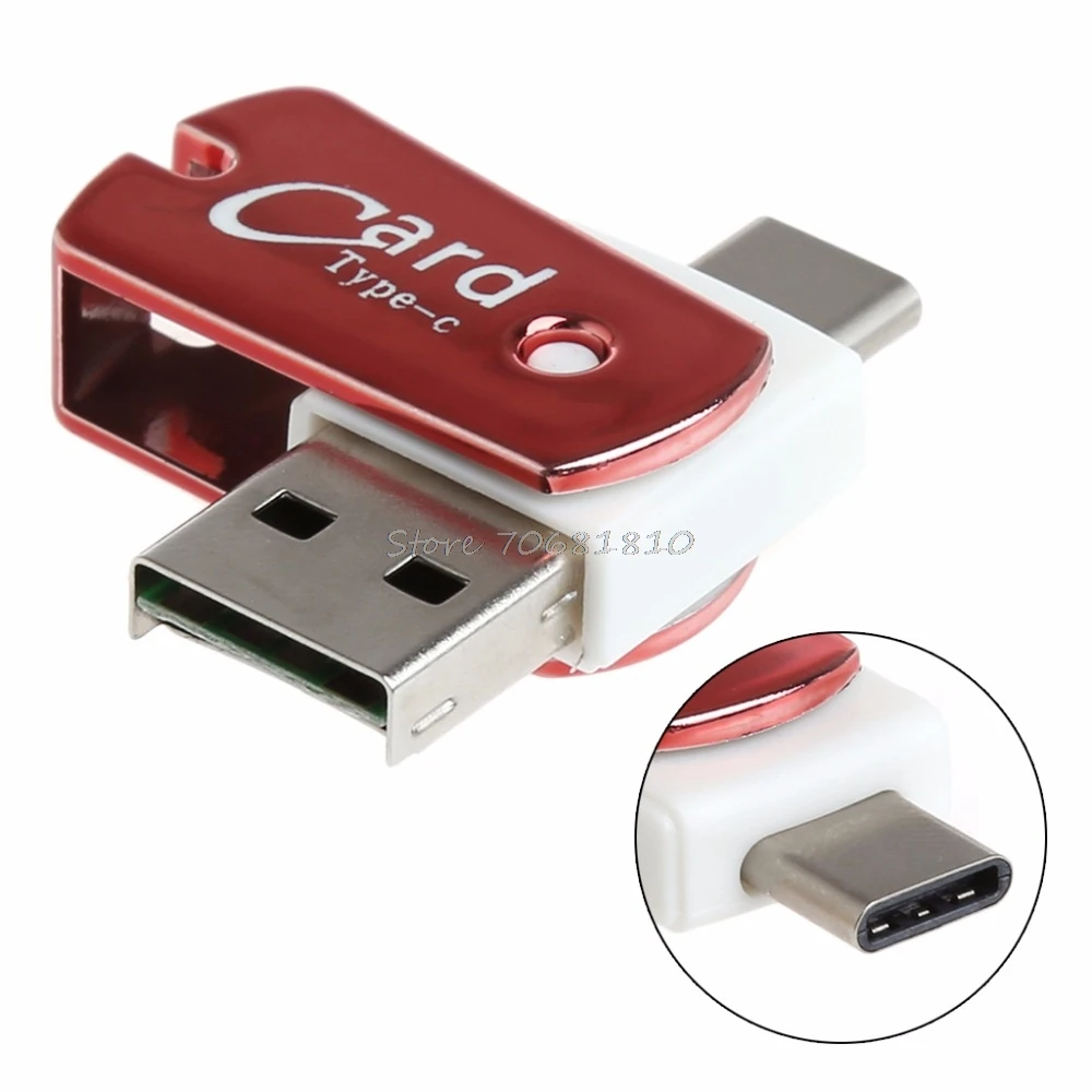 USB 3 1 Type C USBC к Micro SD TF кардридер адаптер для ПК celphon Прямая поставка | Компьютеры и