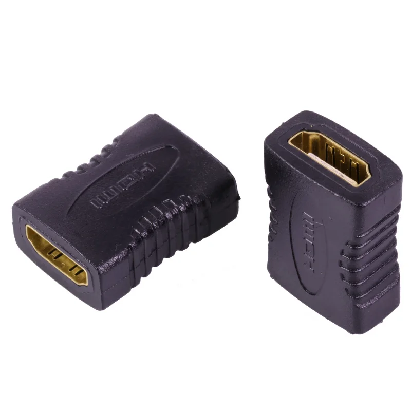 10 шт./лот HDMI Женский прямой адаптер Высокое качество позолоченный разъем к гнезду