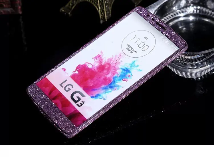 Всего Тела Наклейка Для LG G3 Блеск Bling Rhinestone Диаманта Экран протектор Передняя и