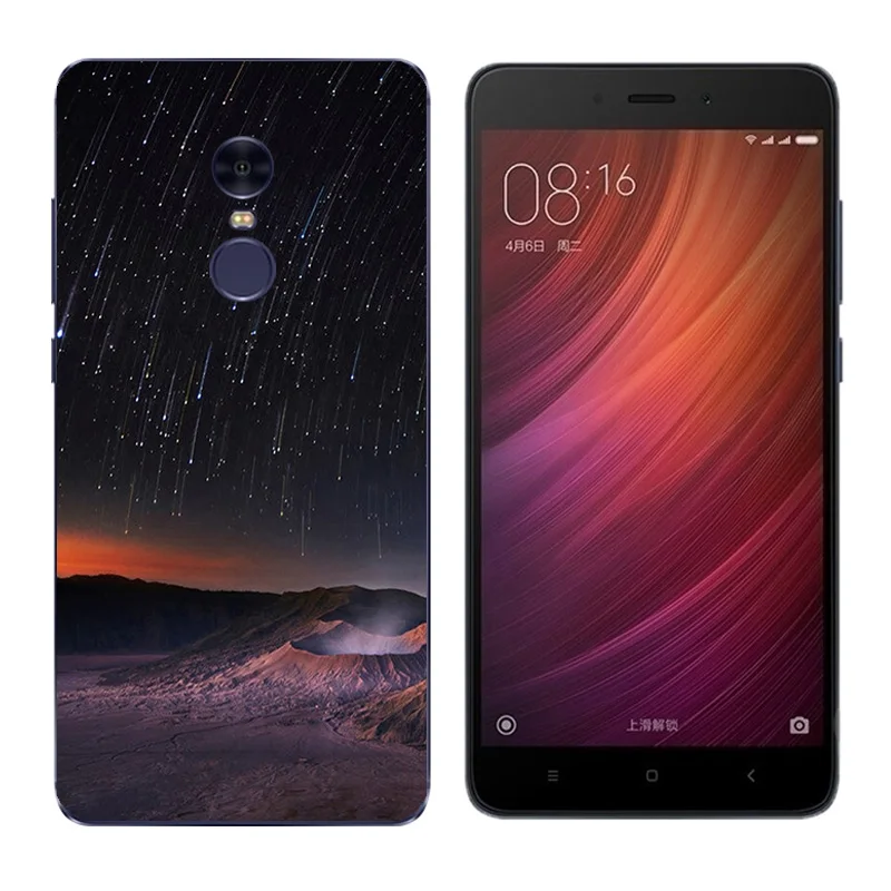 Чехол для Xiaomi Redmi Note 4 мягкий чехол из ТПУ 5 дюймов силиконовый с золотым принтом |