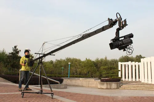 15.8ft Pan Tilt Head 5 kilo Camera Crane Jib Arm Jibs Video 7 Inch HDMI Monitor Kit | Photo Studio kits