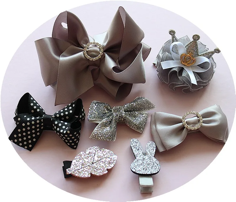 1 комплект бант для девочек милый заколка волос принцессы аксессуары лента