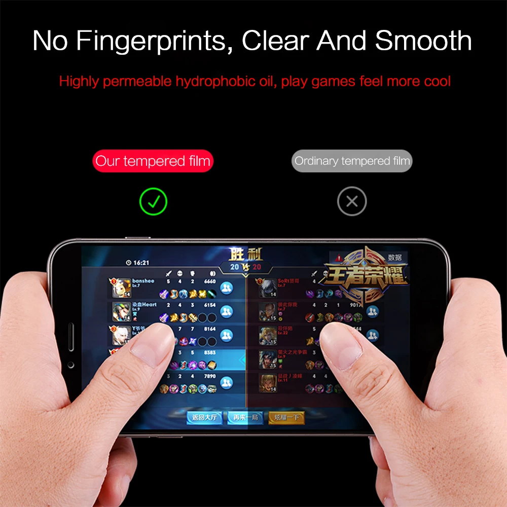 SRJTEK 9H 5D Full Tempered Glass For OnePlus 2 Screen Protector Protective Film | Мобильные телефоны и аксессуары