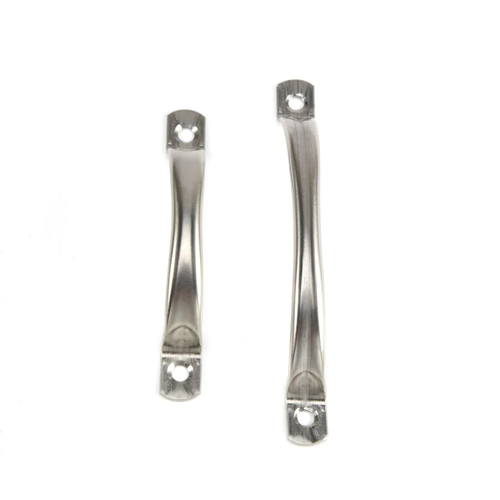 Дверные ручки из нержавеющей стали 2 шт. серебристые для ящиков шкафов кухонных и