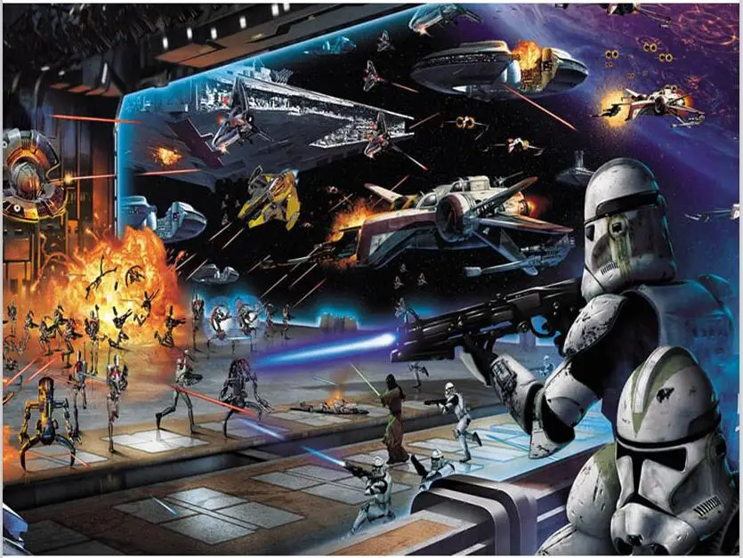 C Звездный путь UFO космический корабль, 5d diy Алмазная картина, Набор для вышивки крестом, стразы, мозаика для украшения дома, подарок WG596 - Цвет: C