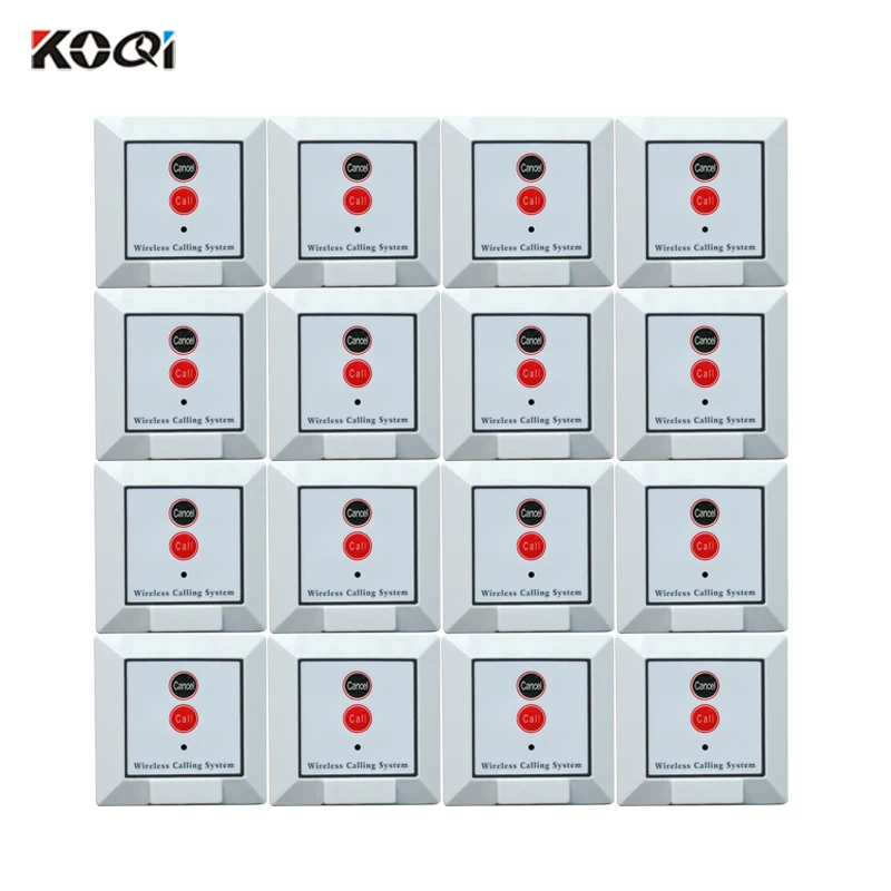 16 шт. Беспроводные Кнопки для вызова|wireless calling bell|pager callwireless call button |
