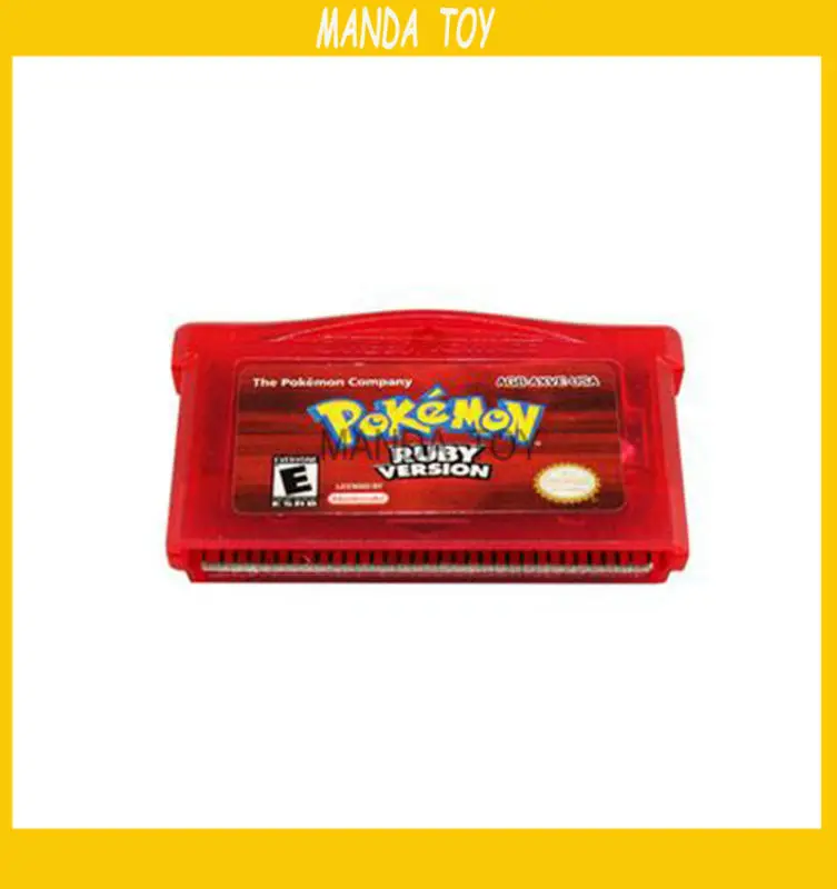 Картриджи для видеоигр GBA GAame Poke Collective Edition 100 шт./лот карточка игровой консоли