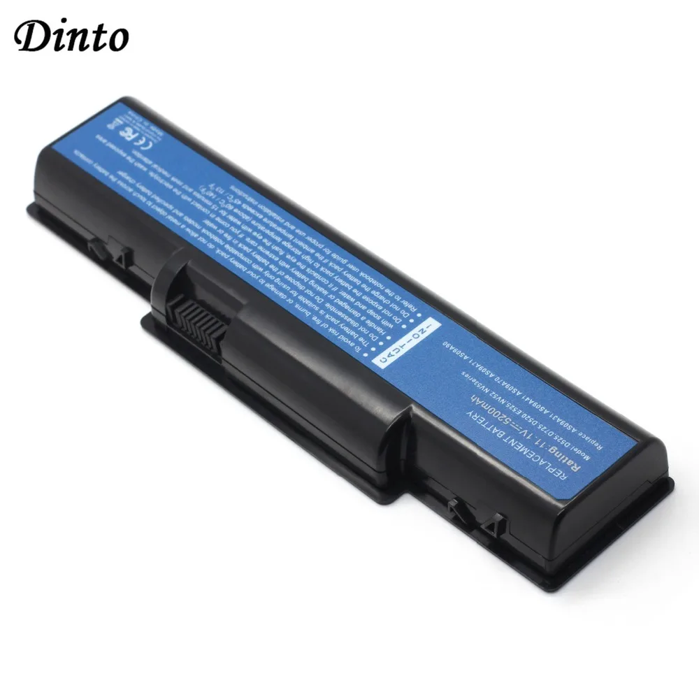Dinto 5200 мА/ч 11 1 В 6 ячеек ноутбук Батарея для Acer EMachines D725 D525 G630 D520 E525 NV52 AS09A61 AS09A31 AS09A73