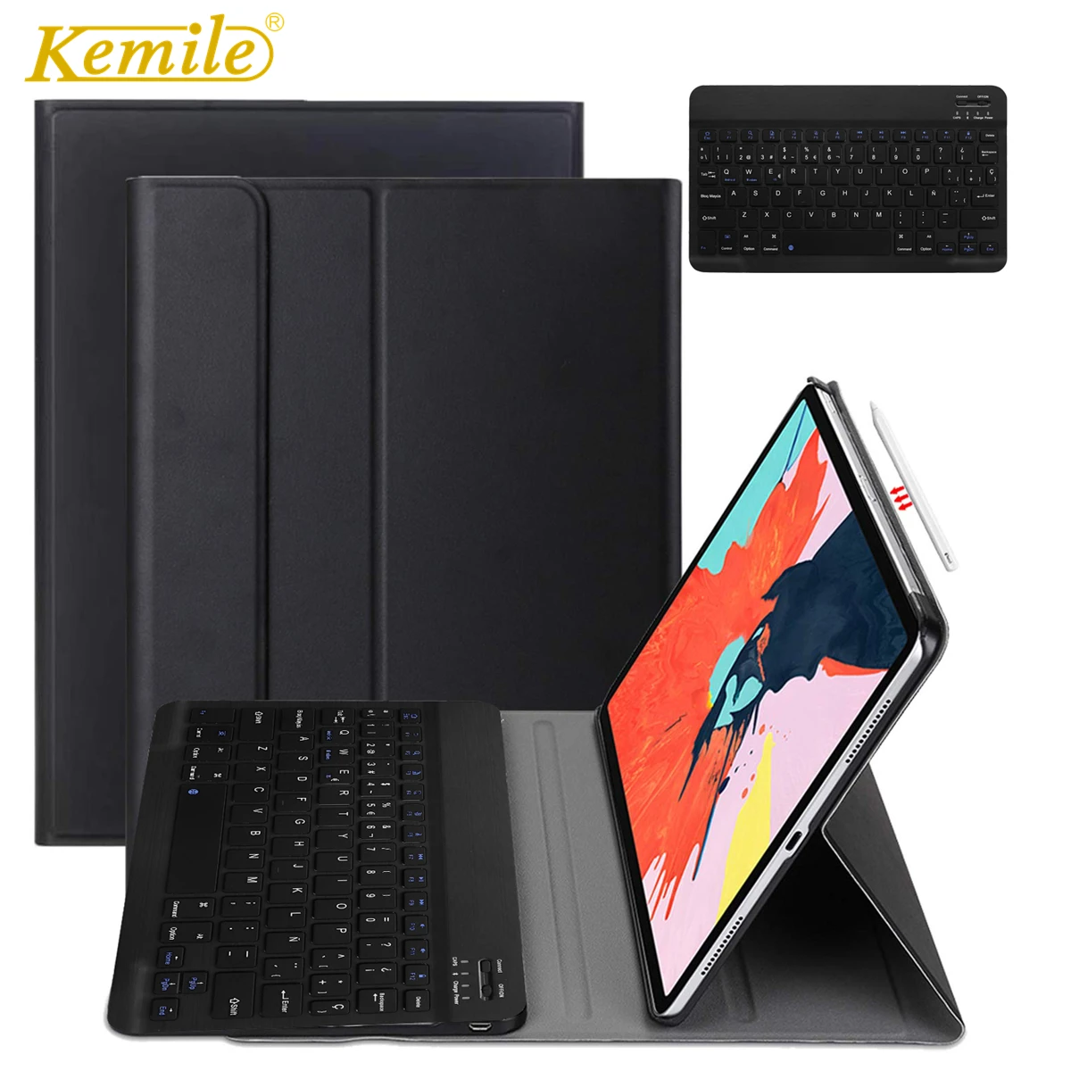 Испанская клавиатура для iPad Pro 11 чехол с клавиатурой умная подставка