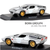 143 scale metal alloy classic bora racing rally car model diecast vehicles toys f collection display with transparent cover