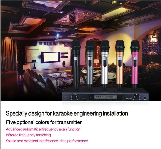 Takstar X6 UHF Беспроводная микрофонная система для профессиональной караоке инженерной установки/на сцене производительности и т. Д
