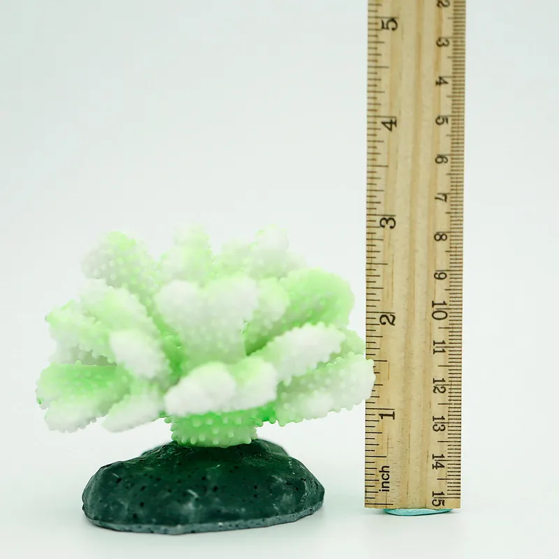 Новый аквариумный искусственная светящаяся Коралловая декоративная Рыбка