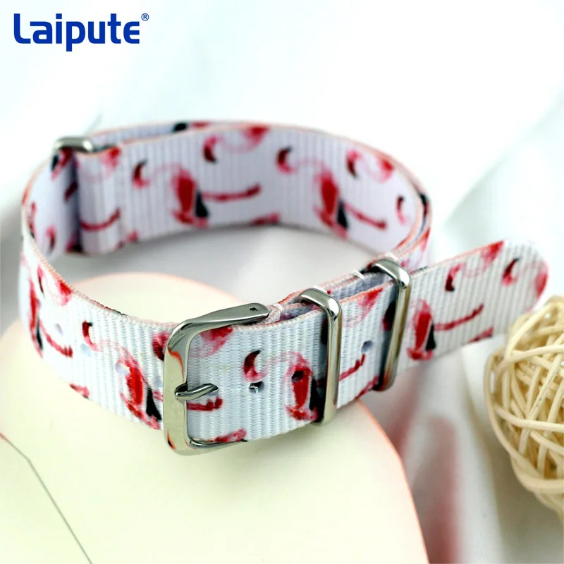

18mm 20mm Creative watchbands Sports Strap Fabric Nylon Watchband Buckle Belt for 007 James Bond Watch Bands Corlorful