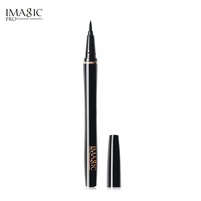 IMAGIC черный Долгое Eye Liner Карандаш Водонепроницаемый косметический карандаш для глаз Красота макияж жидкая подводка Pen Новое поступление 1 шт - Цвет: Bright-black