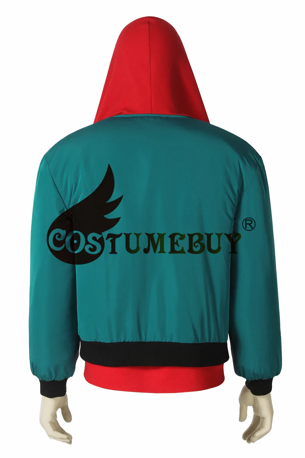 Costumebuy Человека-паука в Spider-текстами и сюжетами из миль Моралес костюм для косплея пиджак стоимость супергероя миль верхняя одежда, куртка пальто L920